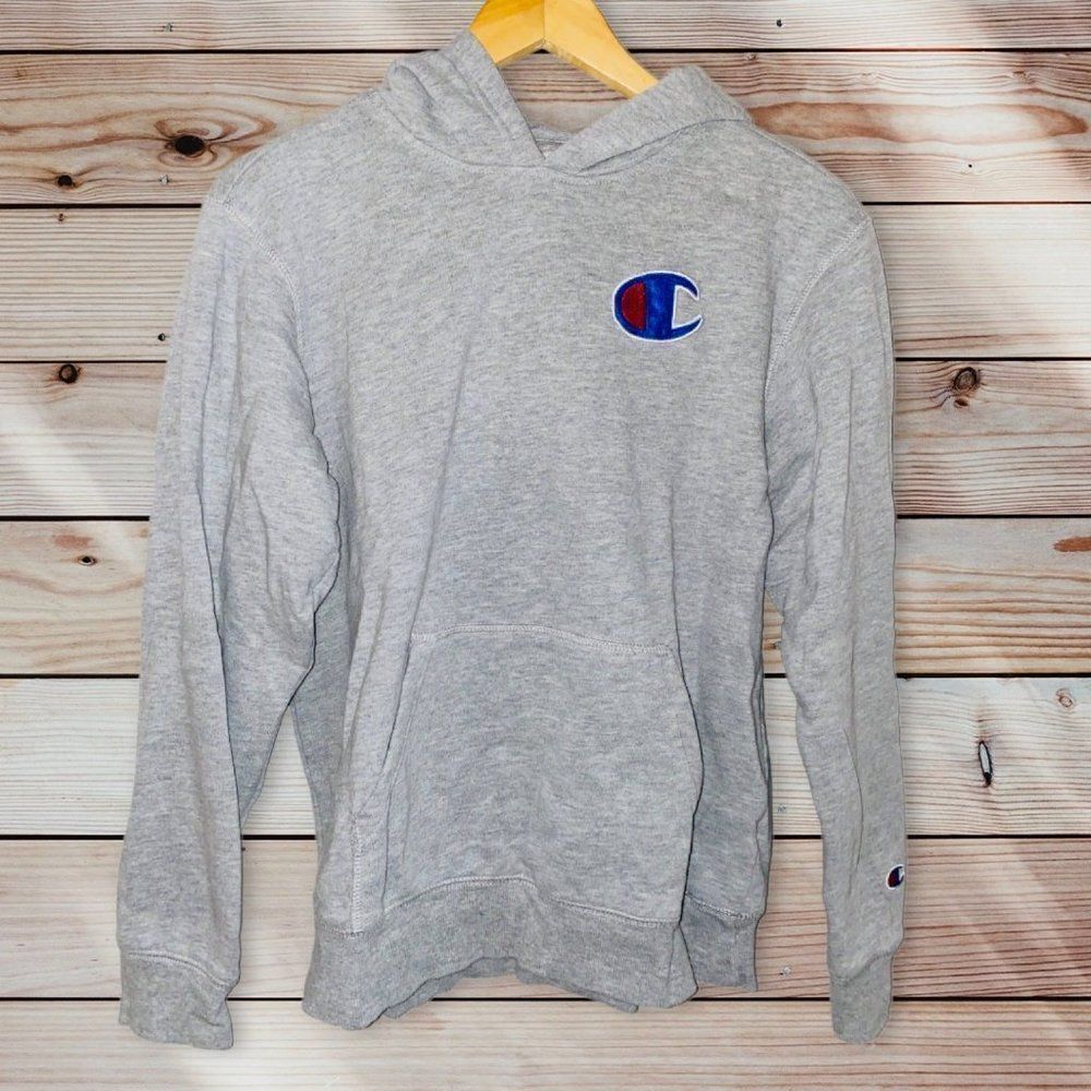 WB2 champion hoodie youth XL grey sweatshirt‎